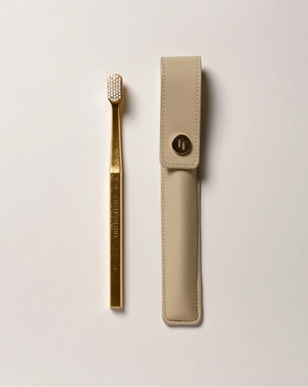 Leather Case & Toothbrush